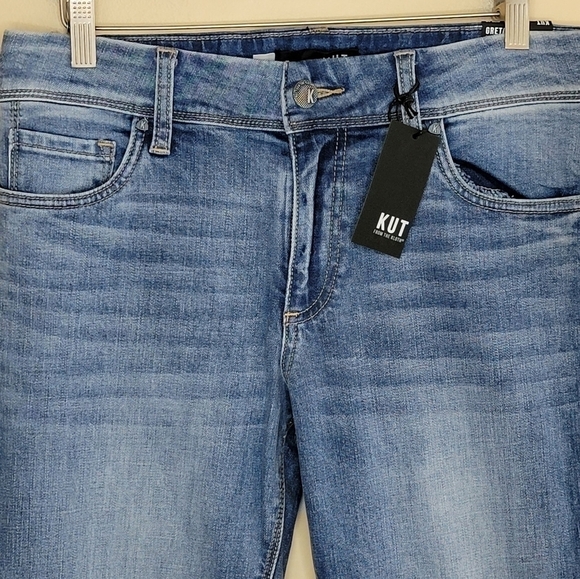 NWT Kut From The Kloth | Greta Ankle Bootcut Jeans Size 10 - Picture 5 of 5